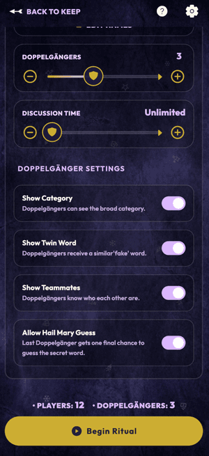 Advanced Settings