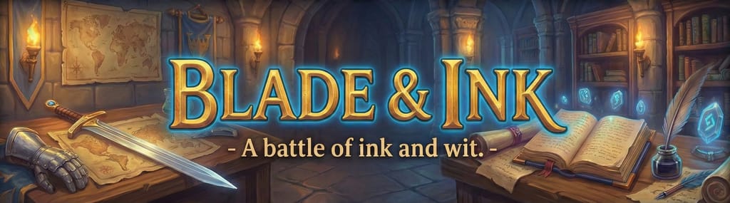 Blade & Ink Banner