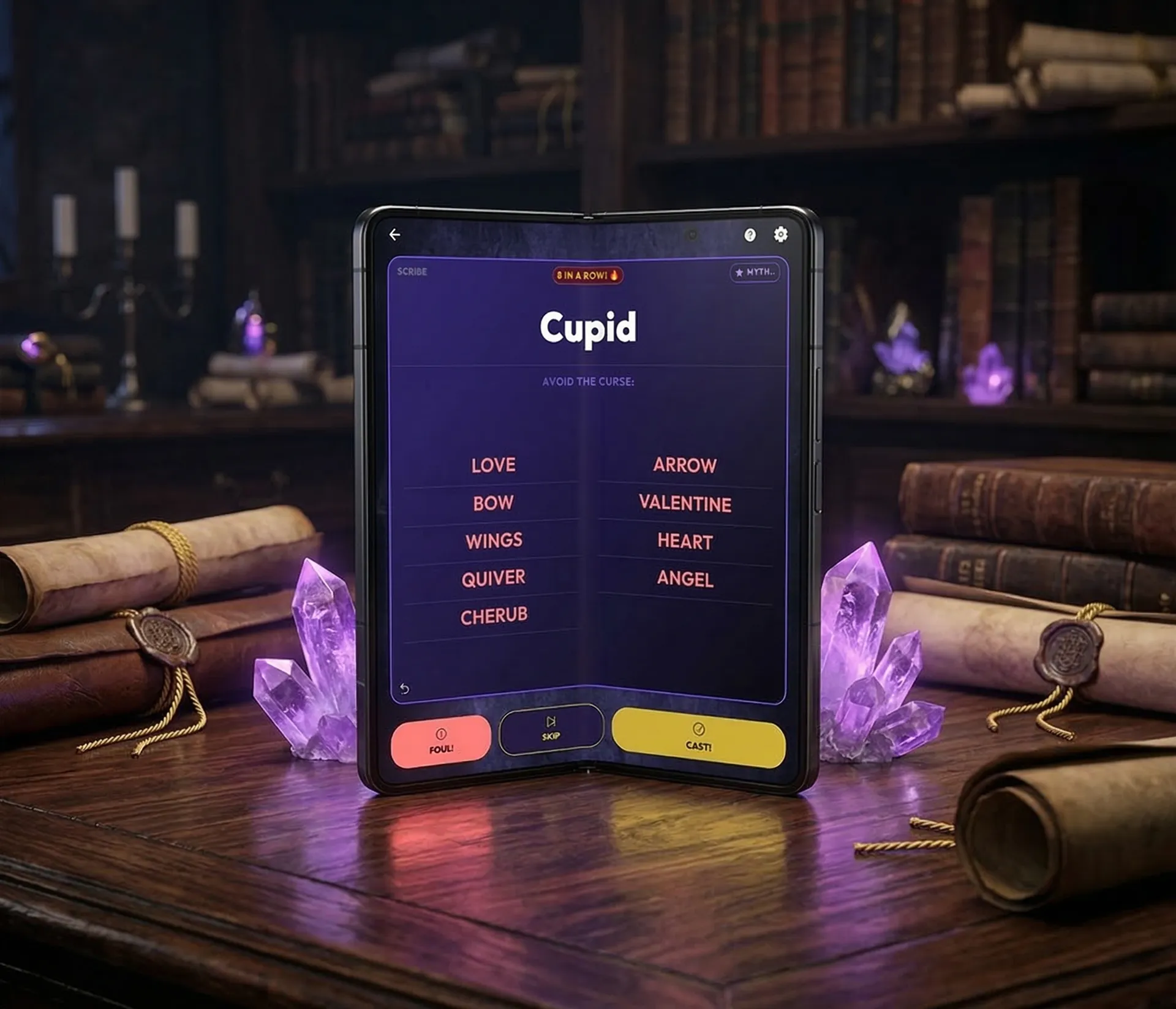 Large foldable tablet interface