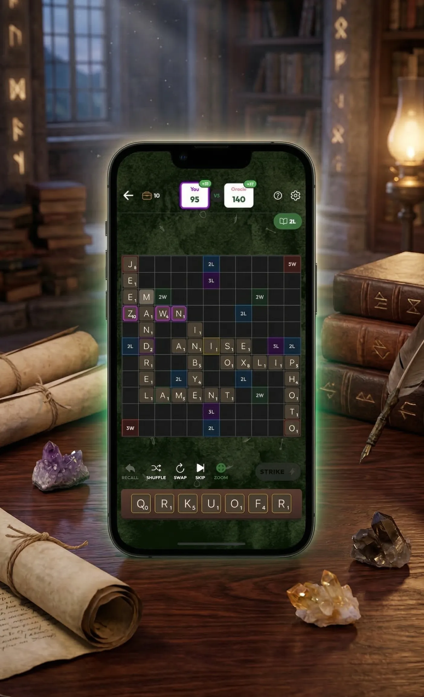 iPhone 14 interface with notch