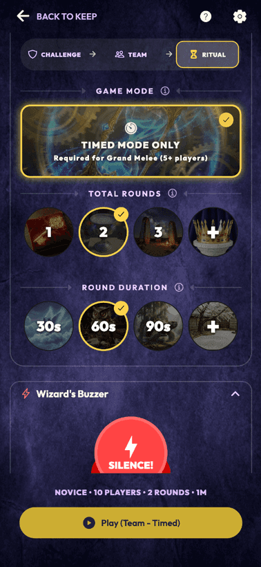 Ritual Configuration