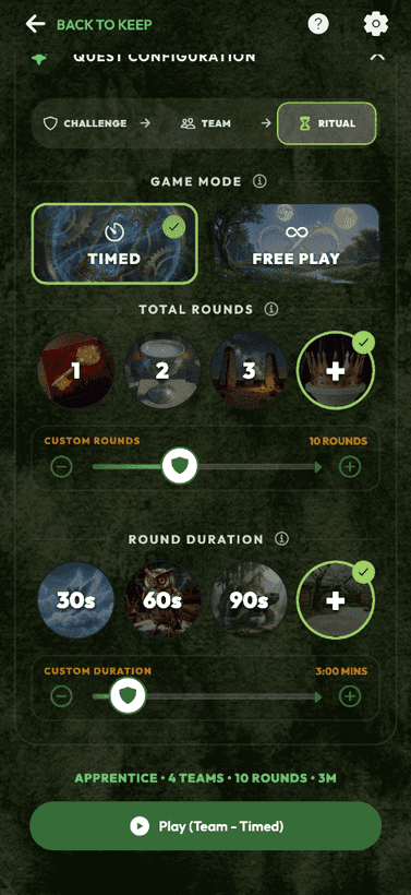 Ritual Configuration